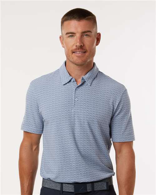 Men's Blended Printed Polo - Adidas – A702