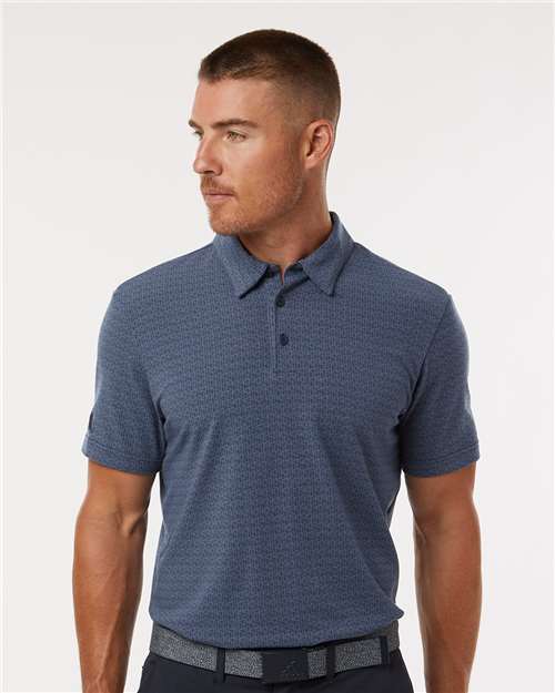 Men's Blended Printed Polo - Adidas – A702
