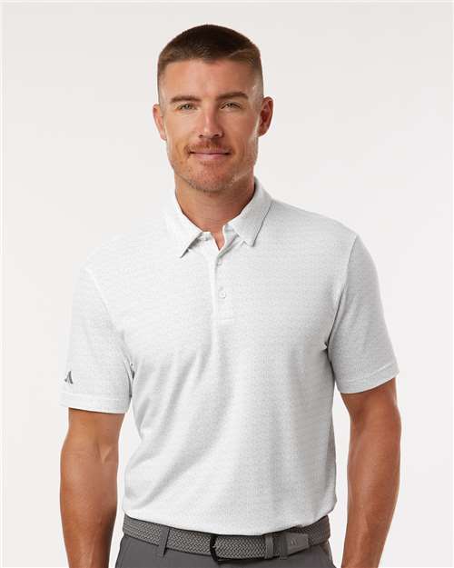 Men's Blended Printed Polo - Adidas – A702