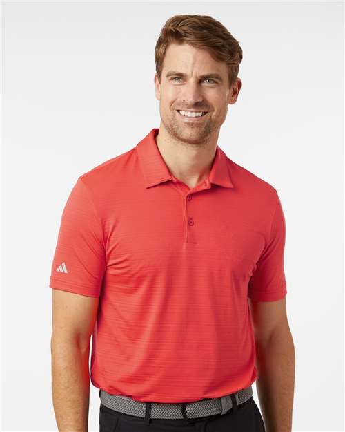 Men's Textured Stripe Polo - Adidas – A704