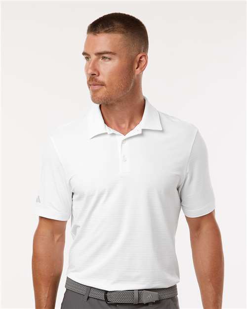 Men's Textured Stripe Polo - Adidas – A704