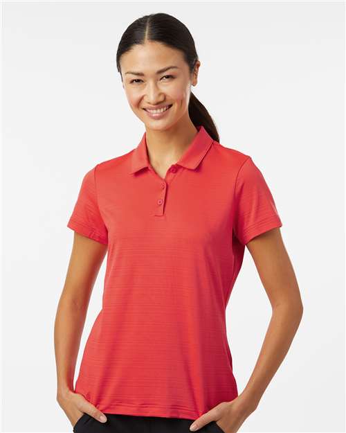 Women's Textured Stripe Polo - Adidas – A707