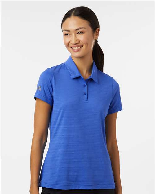 Women's Textured Stripe Polo - Adidas – A707