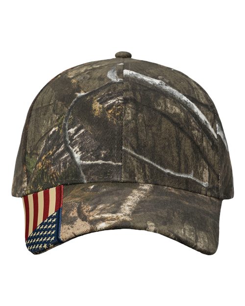 Camo Woven USA Flag Cap - Kati