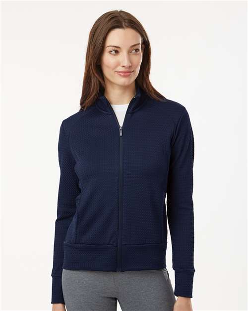 Women's Ultimate365 Textured Full-Zip Jacket - Adidas - A1007