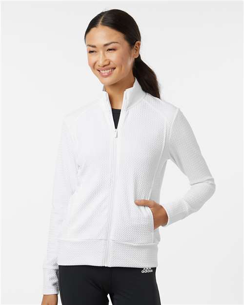 Women's Ultimate365 Textured Full-Zip Jacket - Adidas - A1007