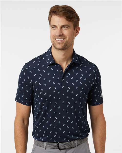 Men's Ultimate365 Mesh Print Polo - Adidas – A2012