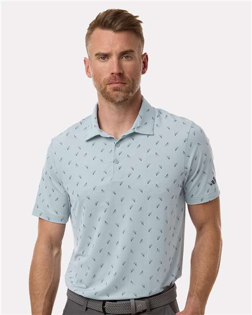 Men's Ultimate365 Mesh Print Polo - Adidas – A2012