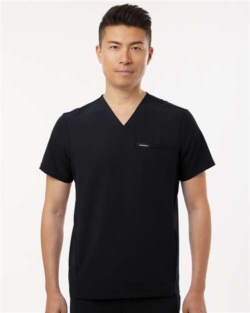 Men's Platt 3-Pocket Scrub V-Neck Top - Jaanuu - M10002