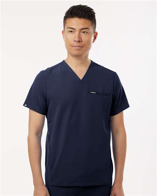 Men's Platt 3-Pocket Scrub V-Neck Top - Jaanuu - M10002