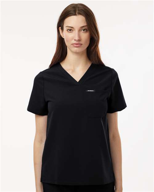Women's Rhena Essential 1-Pocket Scrub V-Neck Top - Jaanuu - W10001