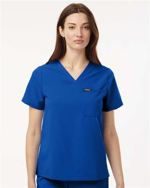 Women's Rhena Essential 1-Pocket Scrub V-Neck Top - Jaanuu - W10001