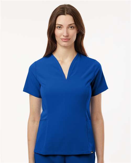 Women's Calix Fit & Flare Scrub V-Neck Top - Jaanuu - W10003