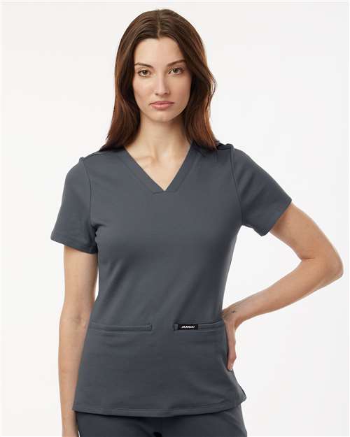 Women's Cesi Ultrasoft Scrub V-Neck Top - Jaanuu - W30003
