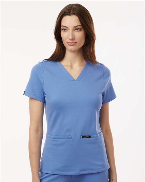 Women's Cesi Ultrasoft Scrub V-Neck Top - Jaanuu - W30003