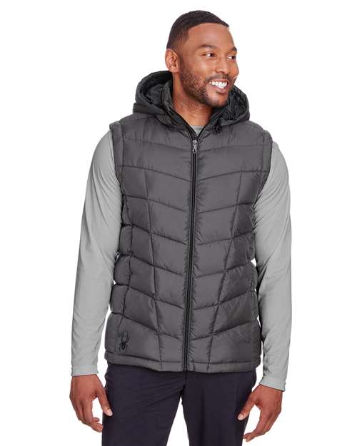 Men's Pelmo Puffer Vest - Spyder - S16642