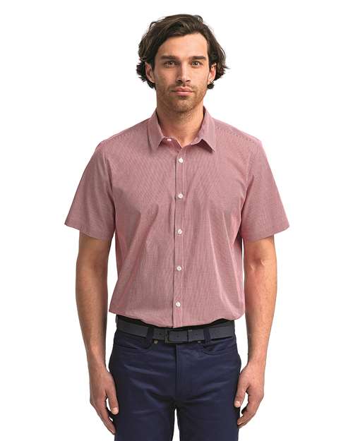 Men's Microcheck Gingham Cotton Shirt - Artisan Collection by Reprime - RP221
