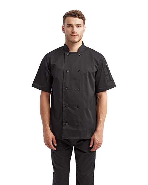 Unisex Short Sleeve Recycled Chef Coat - Artisan Collection by Reprime - RP656