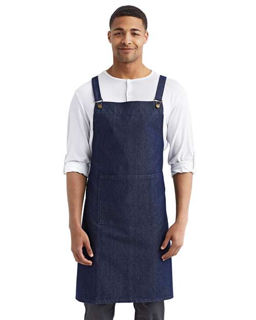 Cross Back Barista Bib Apron - Artisan Collection by Reprime – RP129