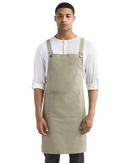 Cross Back Barista Bib Apron - Artisan Collection by Reprime – RP129