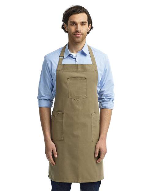 Chino Bib Apron - Artisan Collection by Reprime - RP132
