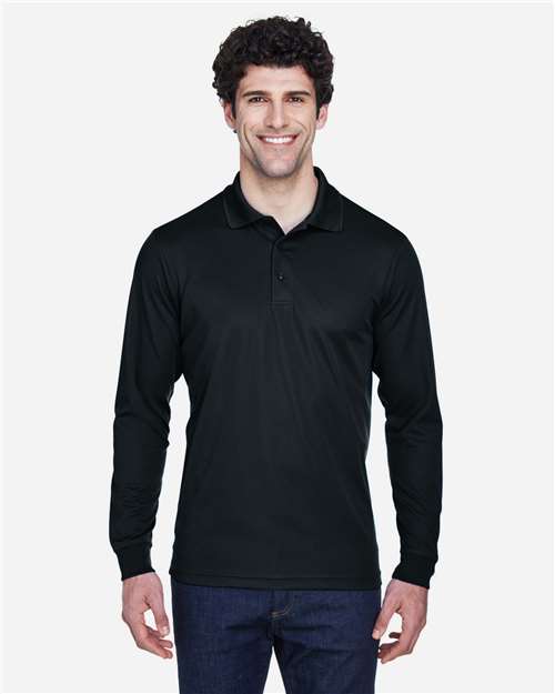 Men's Pinnacle Performance Long Sleeve Piqué Polo - CORE365 - 88192