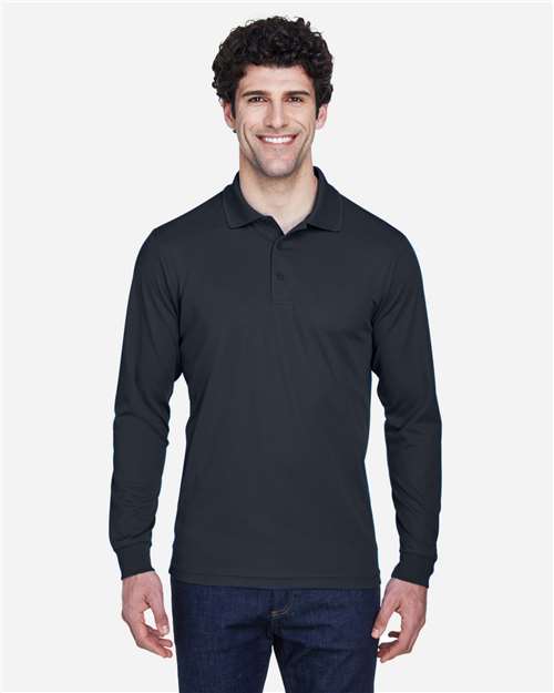 Men's Pinnacle Performance Long Sleeve Piqué Polo - CORE365 - 88192