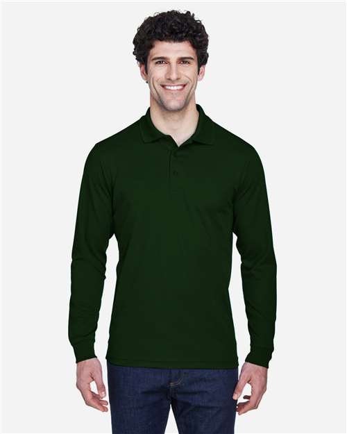 Men's Pinnacle Performance Long Sleeve Piqué Polo - CORE365 - 88192