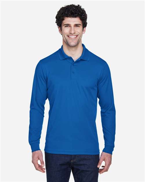 Men's Pinnacle Performance Long Sleeve Piqué Polo - CORE365