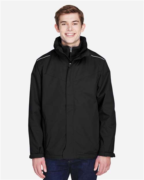 Men's Region 3-in-1 Jacket with Fleece Liner - CORE365 - 88205