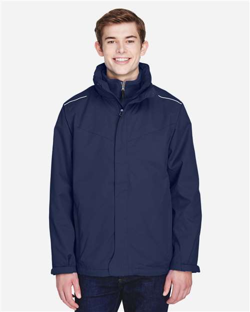 Men's Region 3-in-1 Jacket with Fleece Liner - CORE365 - 88205