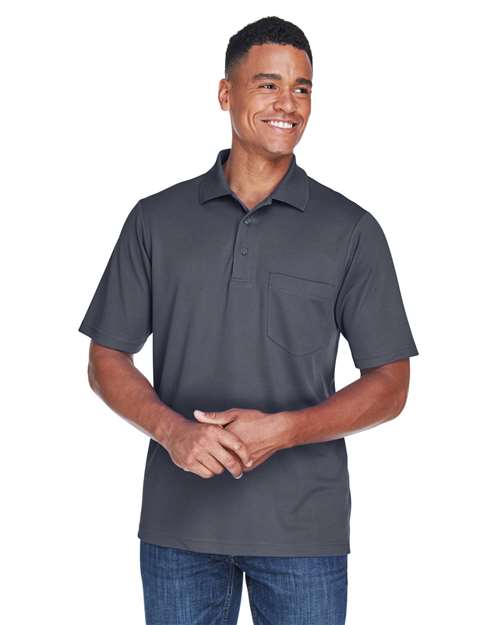 Men's Origin Performance Piqué Polo with Pocket - CORE365
