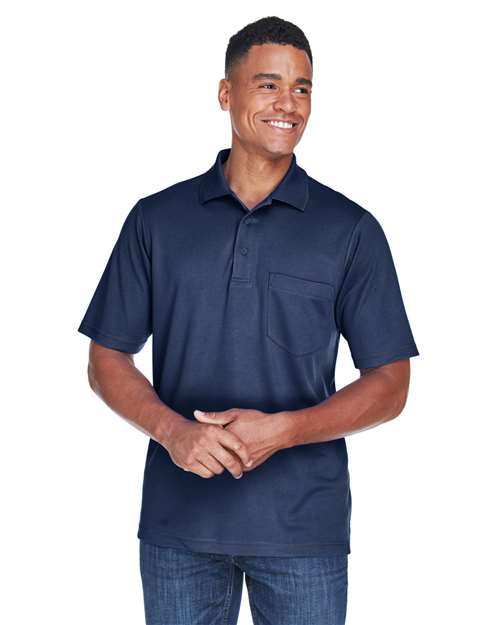 Men's Origin Performance Piqué Polo with Pocket - CORE365