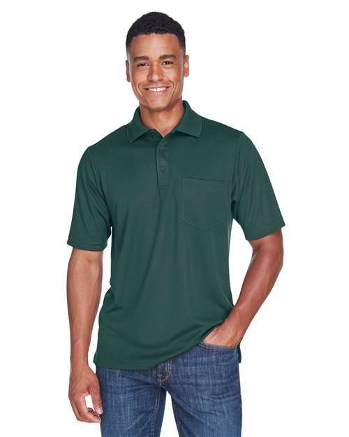 Men's Origin Performance Piqué Polo with Pocket - CORE365