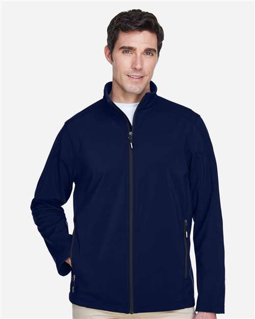 Men's Cruise Two-Layer Fleece Bonded Soft Shell Jacket - CORE365 - 13235