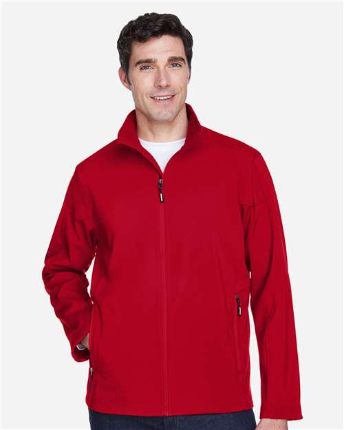 Men's Cruise Two-Layer Fleece Bonded Soft Shell Jacket - CORE365 - 13235