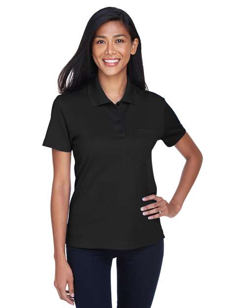 Women's Origin Performance Piqué Polo with Pocket - CORE365