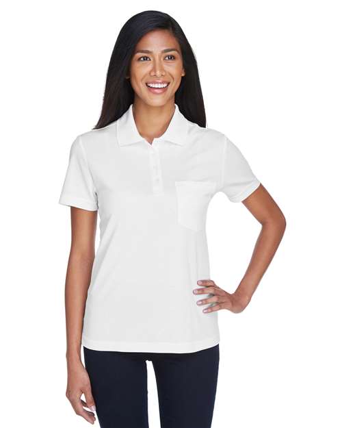 Women's Origin Performance Piqué Polo with Pocket - CORE365