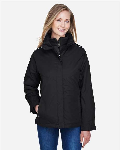 Women's 3-in-1 Jacket with Fleece Liner - CORE365 - 78205