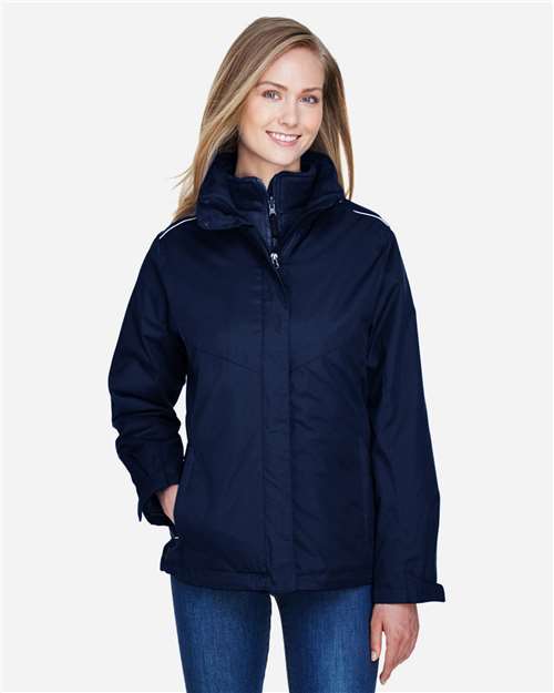 Women's 3-in-1 Jacket with Fleece Liner - CORE365 - 78205
