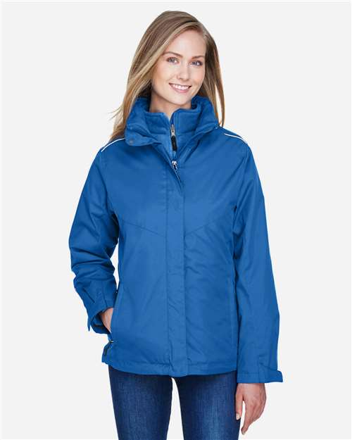 Women's 3-in-1 Jacket with Fleece Liner - CORE365 - 78205