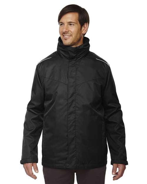 Men's Tall Region 3-in-1 Jacket with Fleece Liner - CORE365 - 88205T
