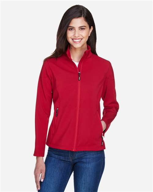 Women's Cruise Two-Layer Fleece Bonded Soft Shell Jacket - CORE365 - 13294