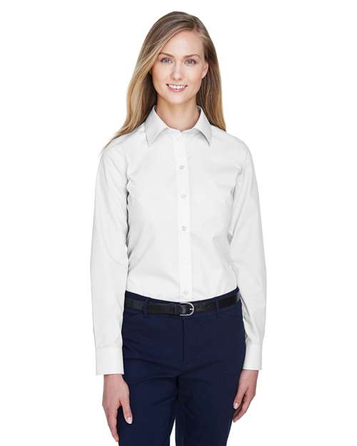 Women's Crown Collection® Broadcloth Woven Dress Shirt - Devon & Jones - D620W