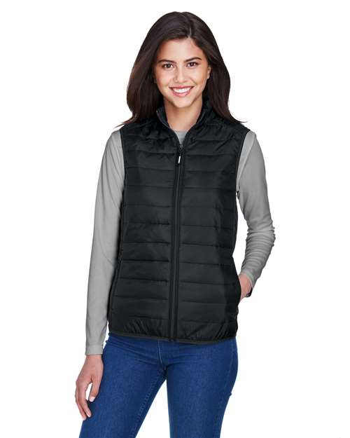 Women's Prevail Packable Puffer Vest - CORE365 - 13330