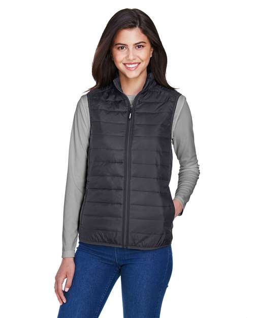 Women's Prevail Packable Puffer Vest - CORE365 - 13330