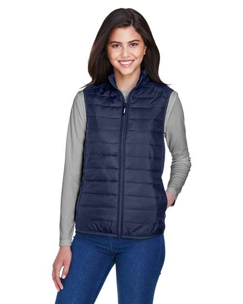 Women's Prevail Packable Puffer Vest - CORE365 - 13330