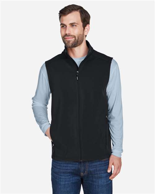 Men's Cruise Two-Layer Fleece Bonded Soft Shell Vest - CORE365 - CE701