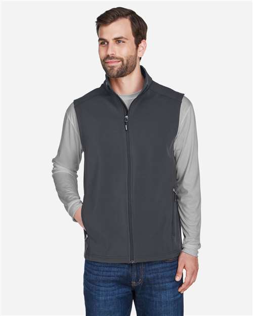 Men's Cruise Two-Layer Fleece Bonded Soft Shell Vest - CORE365 - CE701