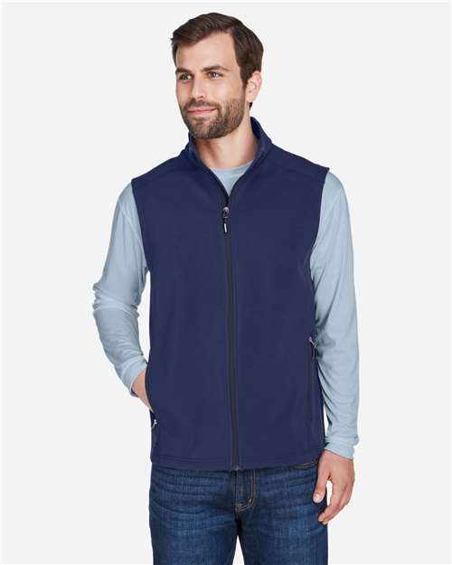 Men's Cruise Two-Layer Fleece Bonded Soft Shell Vest - CORE365 - CE701